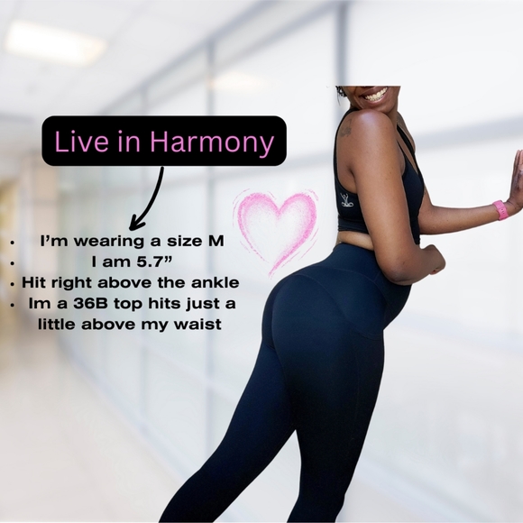 Women's Ultra High-Waisted Leggings with 2 deep side pockets 33"- Jet Black - Picture 8 of 8